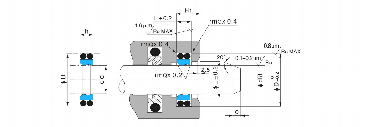 GPTA wiper seal