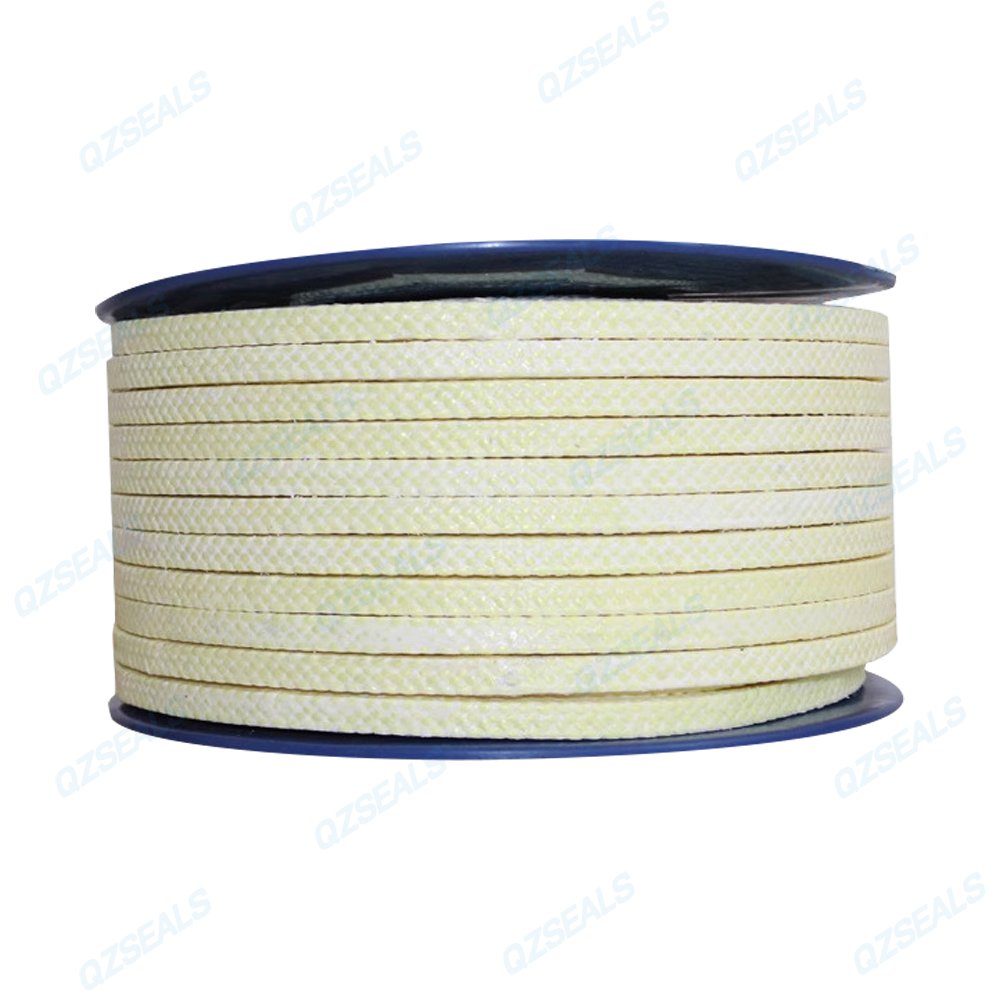 Aramid fiber gland packing with PTFE and oil for industrial pump and valve sealing-QZSEALS