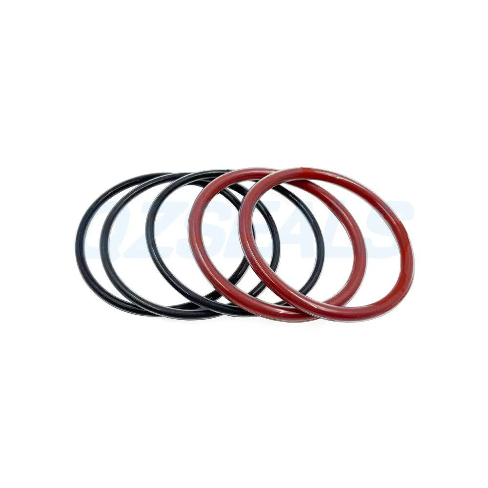 FEP encapsulated O ring with silicone and Viton core for chemical-resistant sealing-QZSEALS