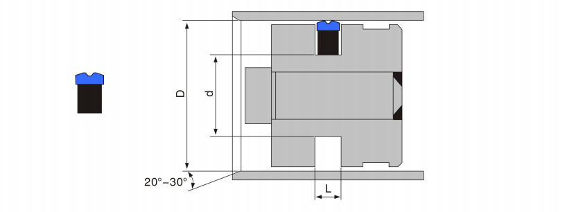KR piston seal