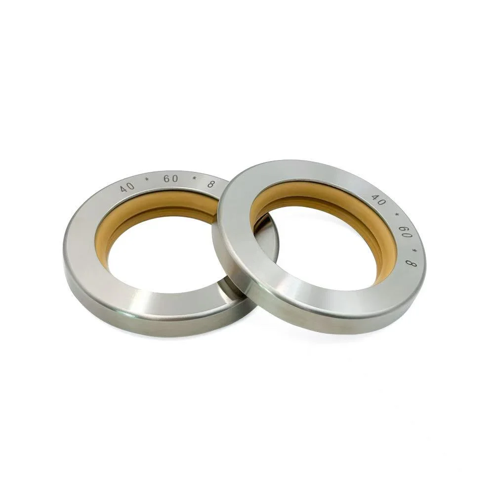 Stainless steel double lips PTFE oil seals lip seals for screw air compressor shaft sealing-QZSEALS