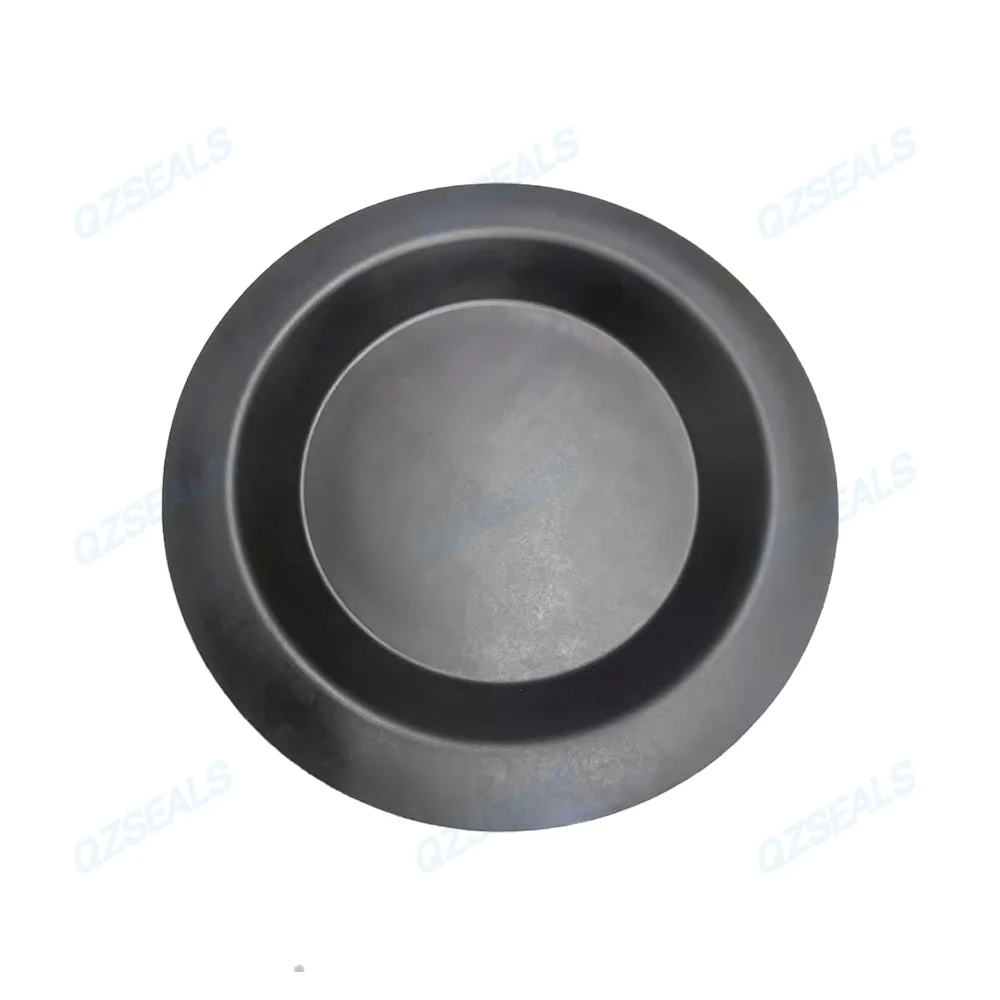 Fabric-reinforced rubber diaphragm for diaphragm pump and valve sealing