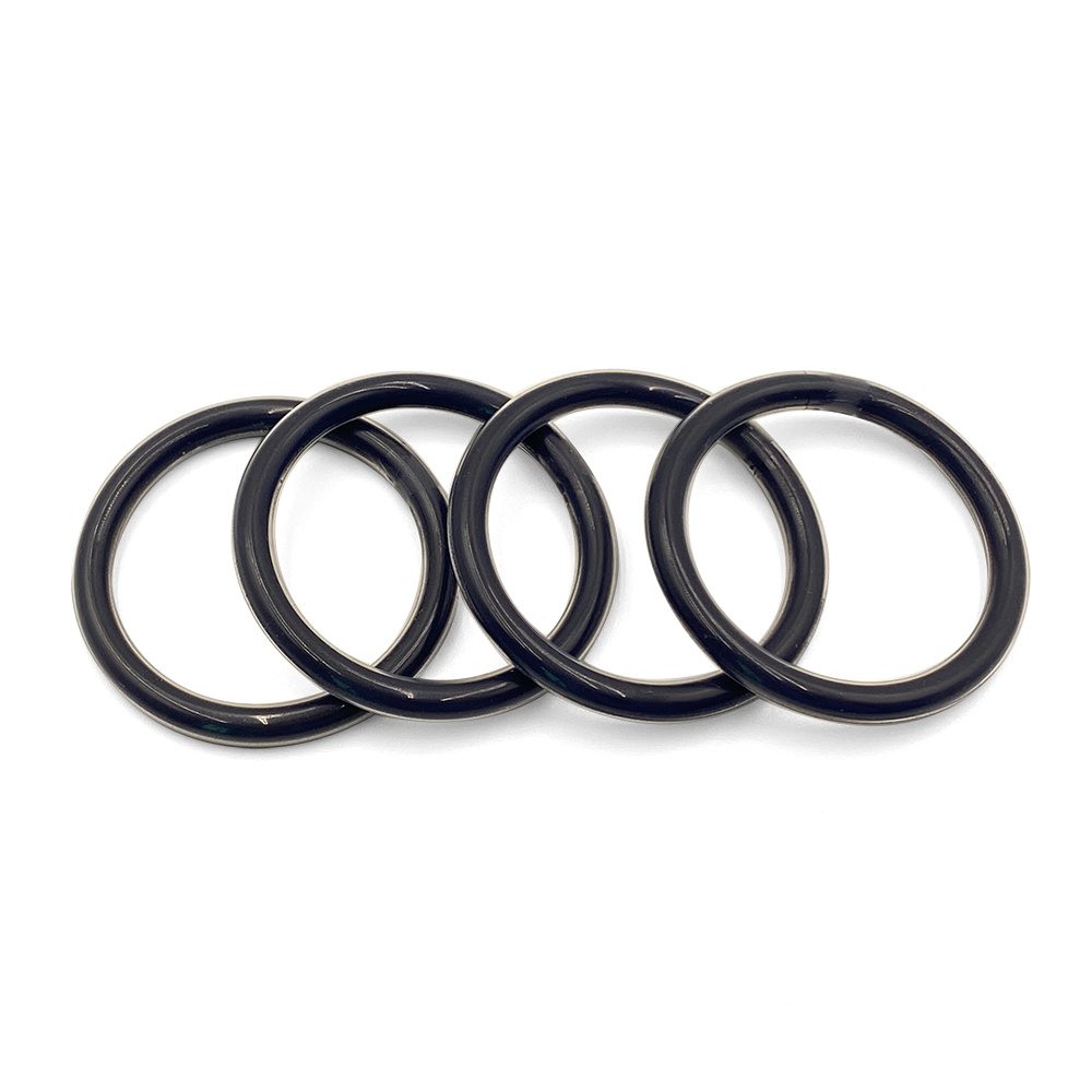 FEP encapsulated O ring with Viton core for chemical-resistant sealing-QZSEALS