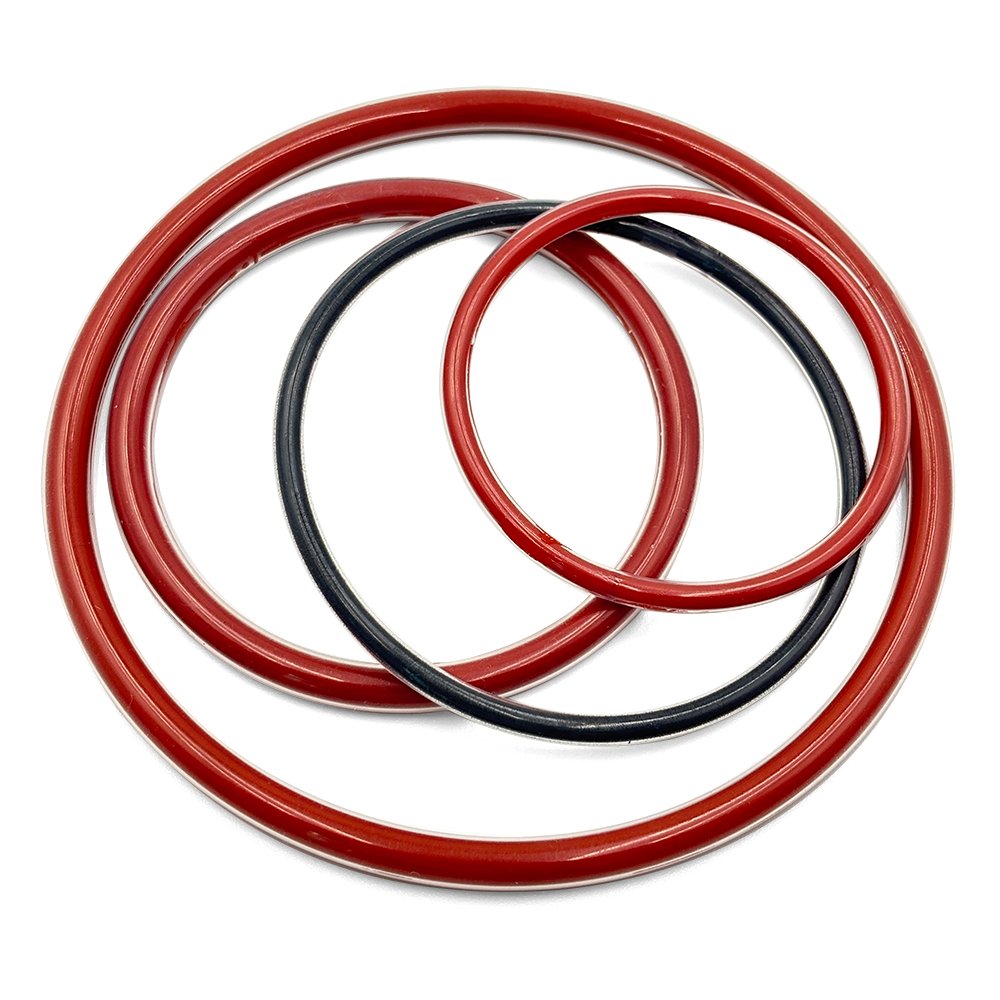 FEP encapsulated O ring with Viton core for chemical-resistant sealing-QZSEALS