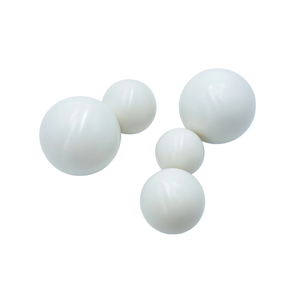 Polyethylene terephthalate PET solid balls with smooth surface for industrial applications