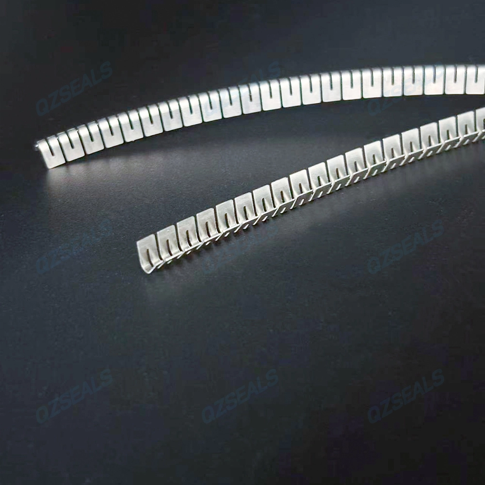 High temperature meander V springs for seals oil and gas PTFE seal spring -60C to 260C