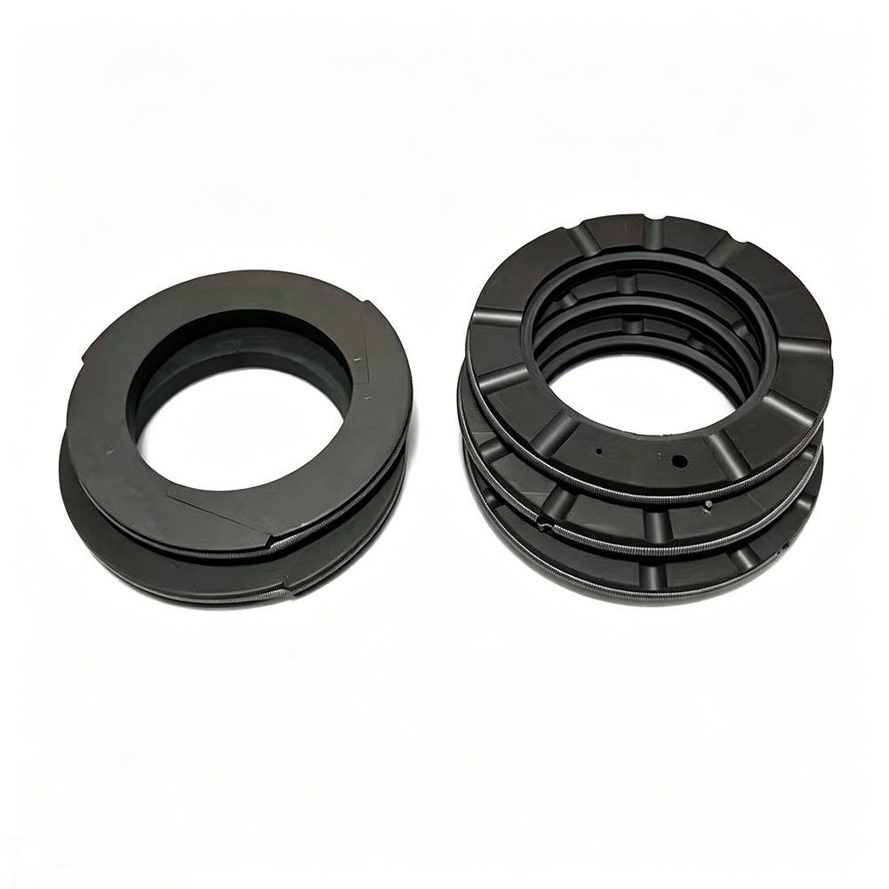 Graphite Filled PTFE Oil Scraper Rings for Non-Lubricated Service