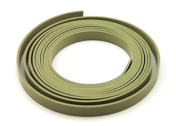 PTFE bronze guide tape with low friction wear resistance for hydraulic cylinder rod protection