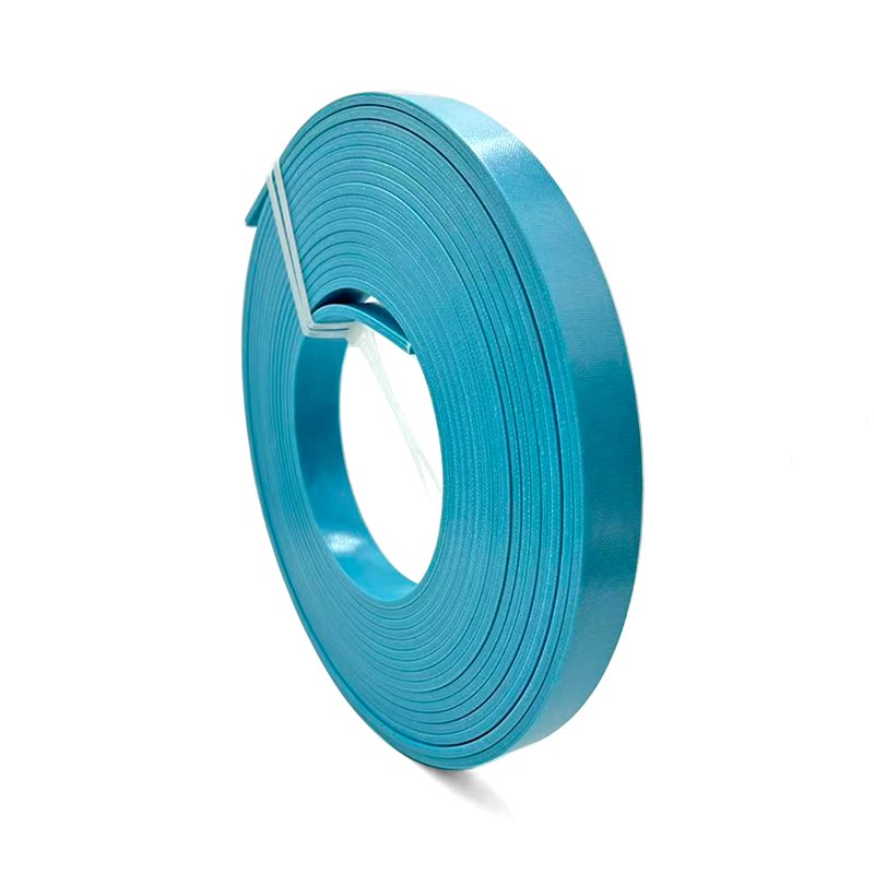 Phenolic resin with fabric guide tape for easy installation in hydraulic seal grooves.