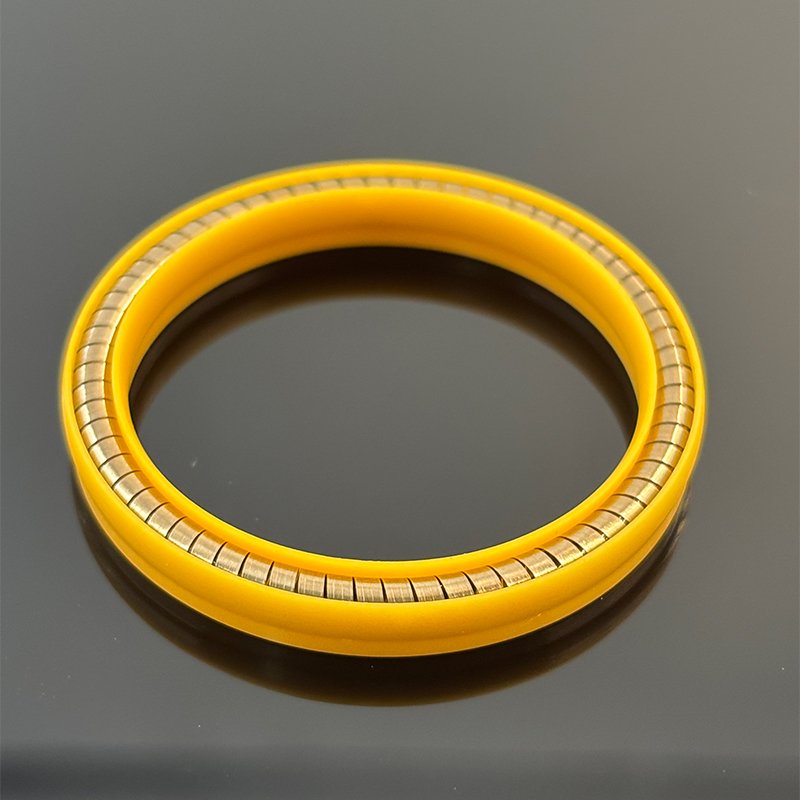 UPE spring energized seals for LNG fueling nozzle cryogenic sealing ring