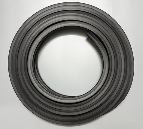 NBR Vacuum Furnace Door Lip Seal for mineral oil resistance and high elasticity