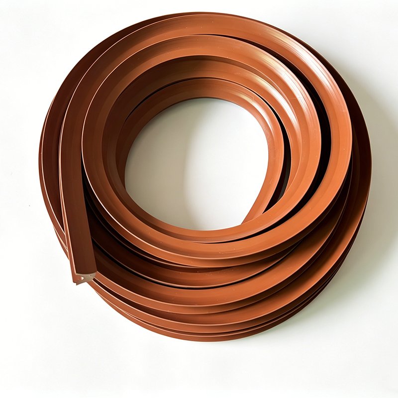 FKM Viton Vacuum Furnace Door Lip Seal for chemical resistance and acid protection